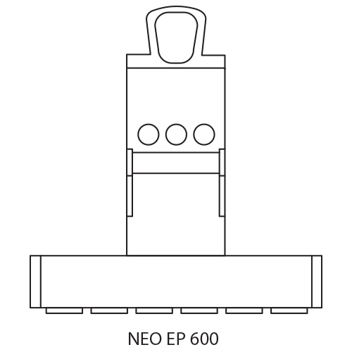 Draw of magnet NEO-EP600