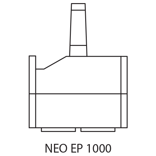 Draw of magnet NEO-EP1000